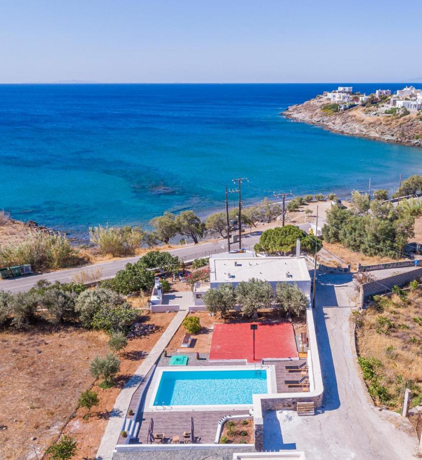 Flora'S Beach And Pool Villa In Syros Liaropá Kültér fotó