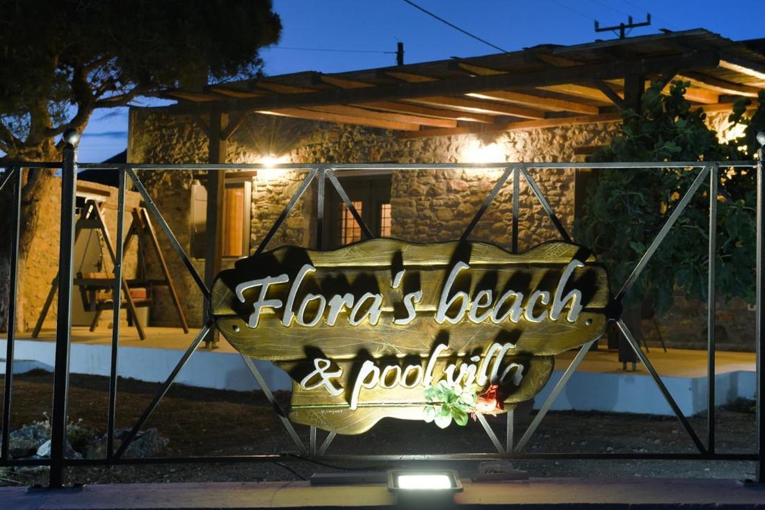 Flora'S Beach And Pool Villa In Syros Liaropá Kültér fotó